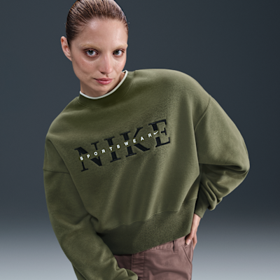 Nike Sportswear Phoenix Fleece Women's Oversized Crew-Neck